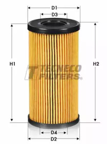 TECNECO FILTERS ol010076e -  Масляный фильтр